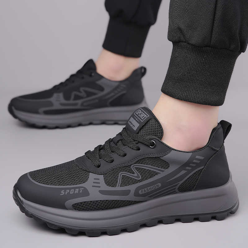 Men'S Fashion Deals - Sepatu Boots Tinggi Musim Panas Berbahan