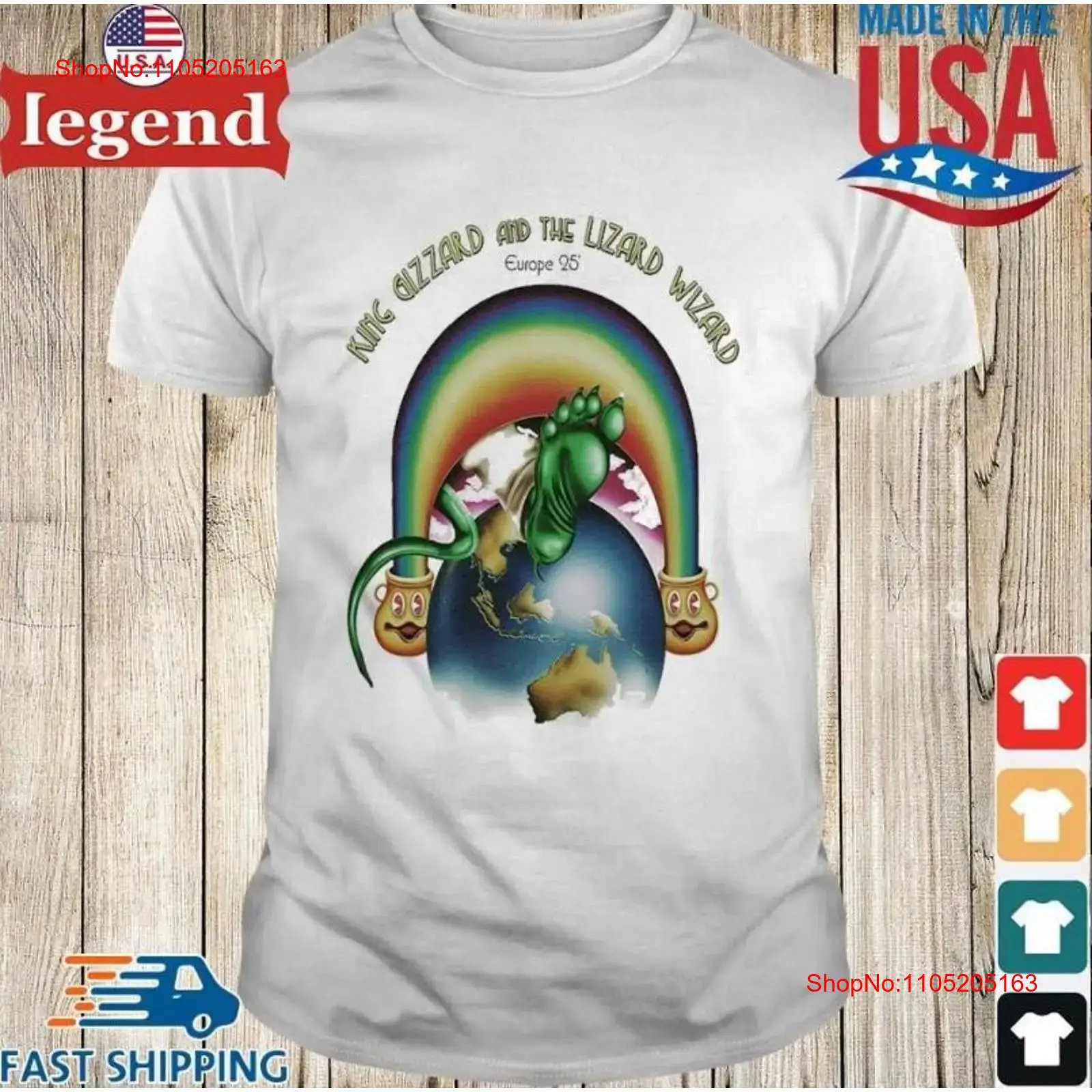 Men Fashion King - Kaos King Gizzard The Lizard Wizard