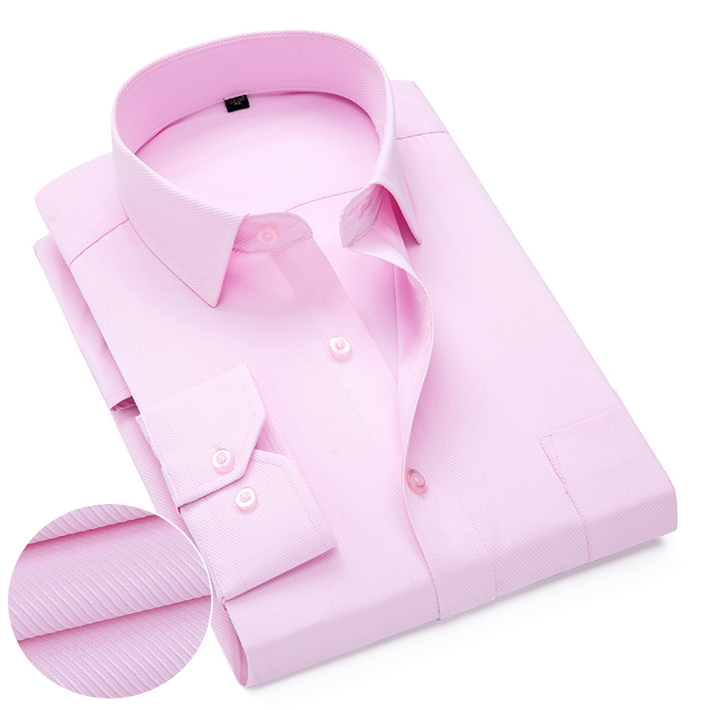 Dress Shirt Non-Iron - Kemeja Formal Pria Twill Biru Putih