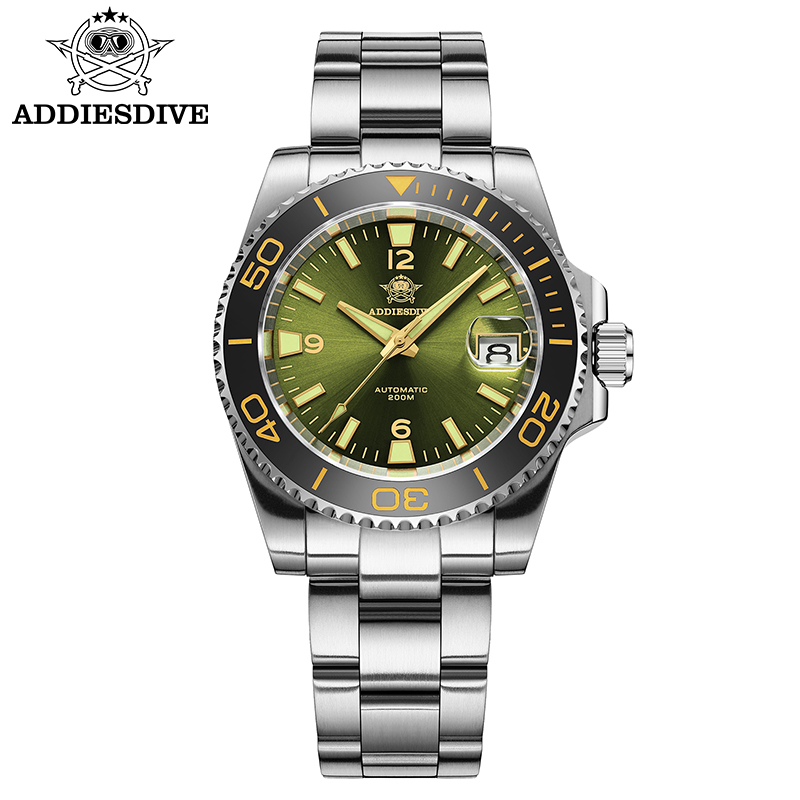 Mens Fashion Watch - ADDIESDIVE Jam Tangan Hadiah Menyelam Baru