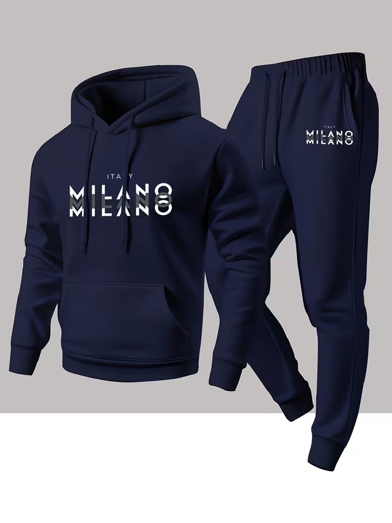 Men'S Fashion Hoodie - Set Hoodie Pria Terlaris Motif Huruf,