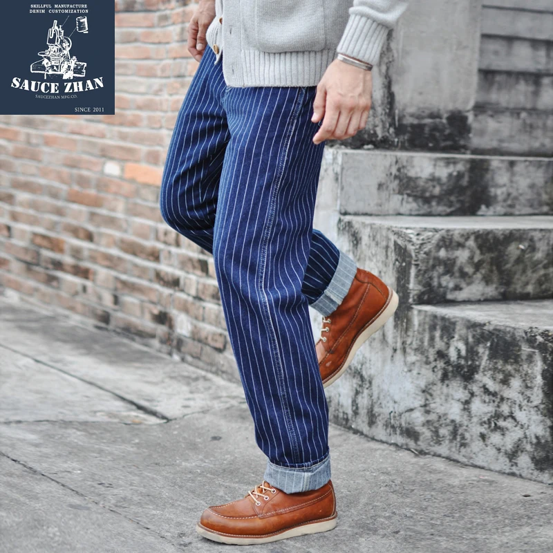 Skinny Jeans Ripped - Saucezhan Jeans Bergaris Pria Vintage Jeans