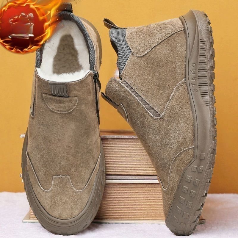 Men'S Fashion Loafers - Sepatu Pria Musim Dingin Sepatu Katun