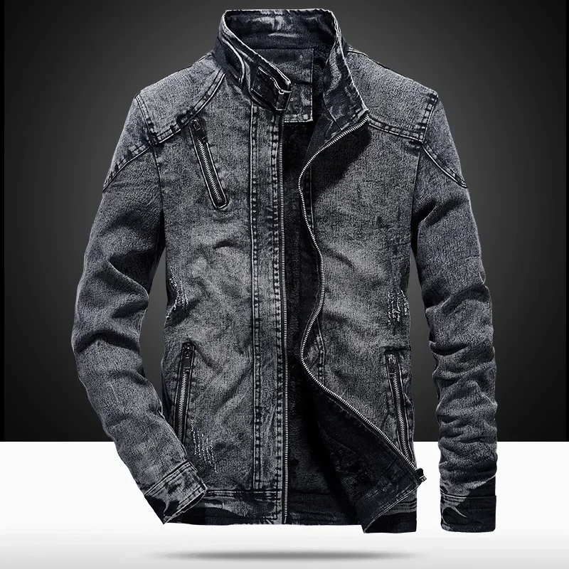 Men'S Fashion Light Jacket - Jaket Denim pria model Korea, jaket