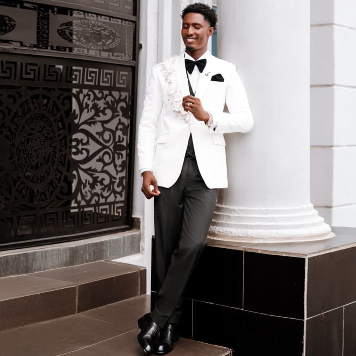 Slim Fit Blazer Men - Setelan Jas Pria 2 Potong Berlian
