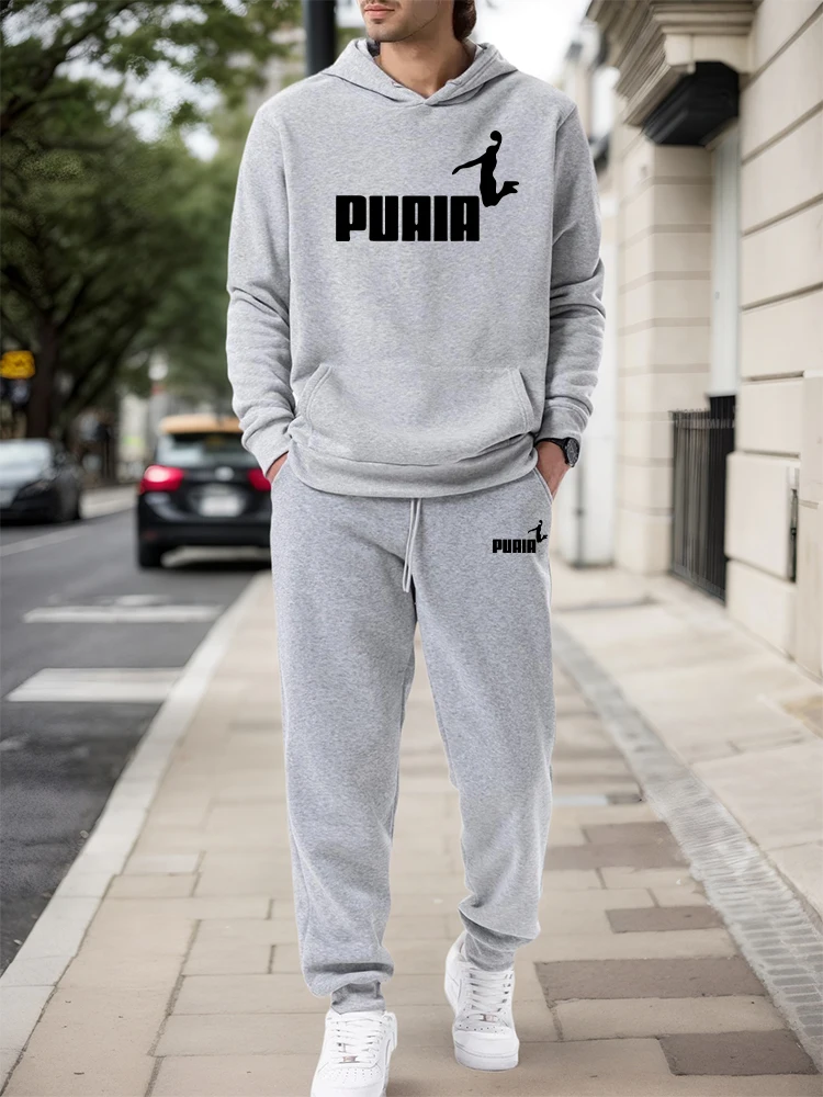 Men'S Fashion Hoodie - Setelan Pria/Hoodie/Celana 2026 Musim Gugur Musim