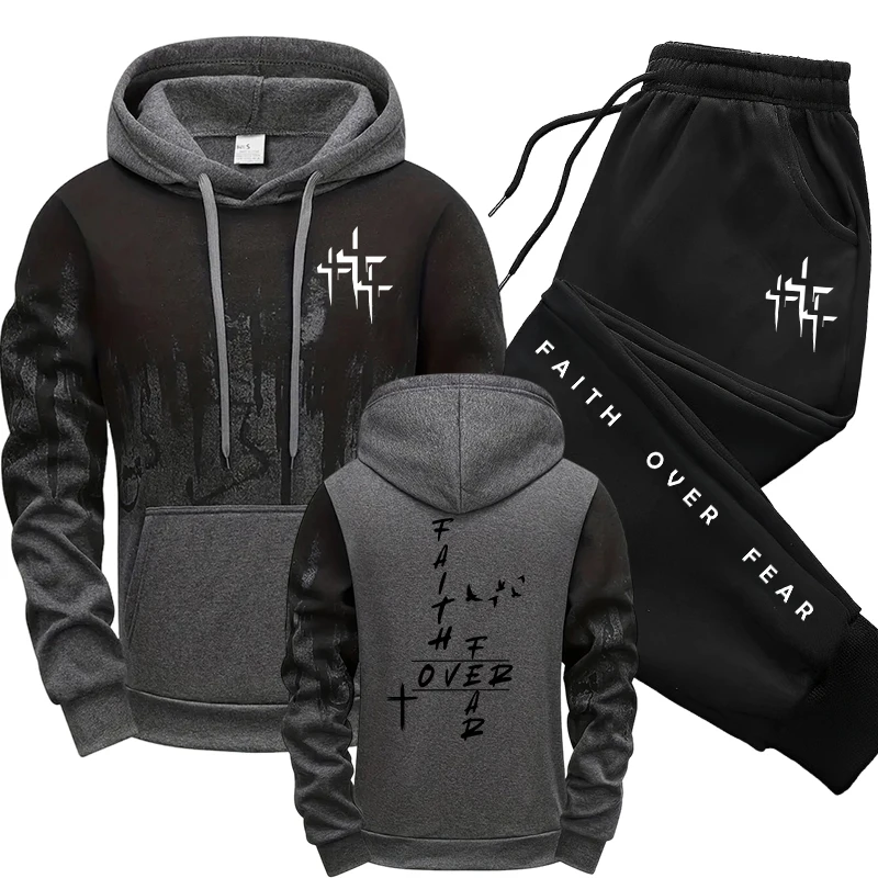 Men'S Fashion Hoodie - Pakaian Olahraga Kasual Harian Musim Gugur