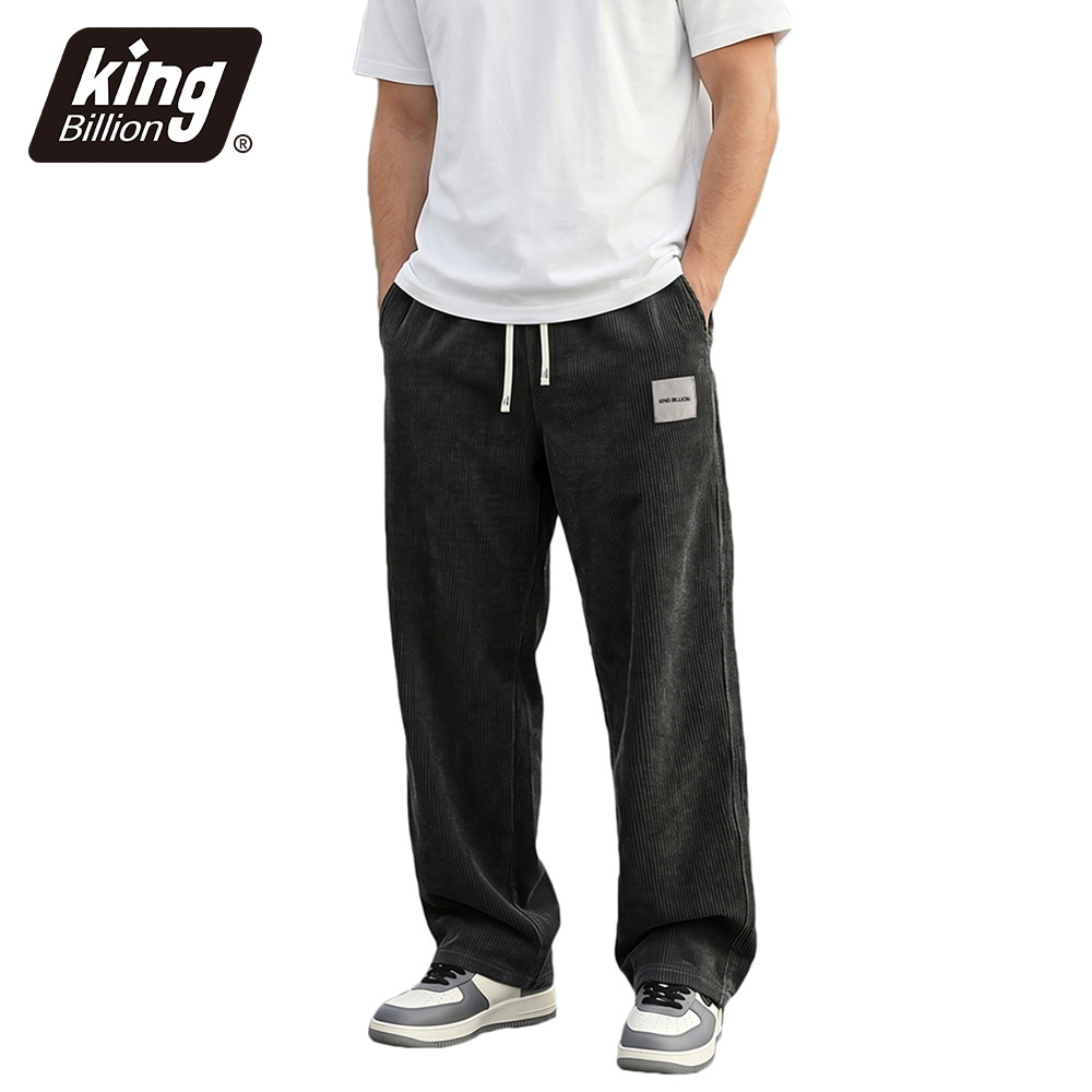 Men Fashion King - Celana Panjang Kasual Pria Korduroi Warna