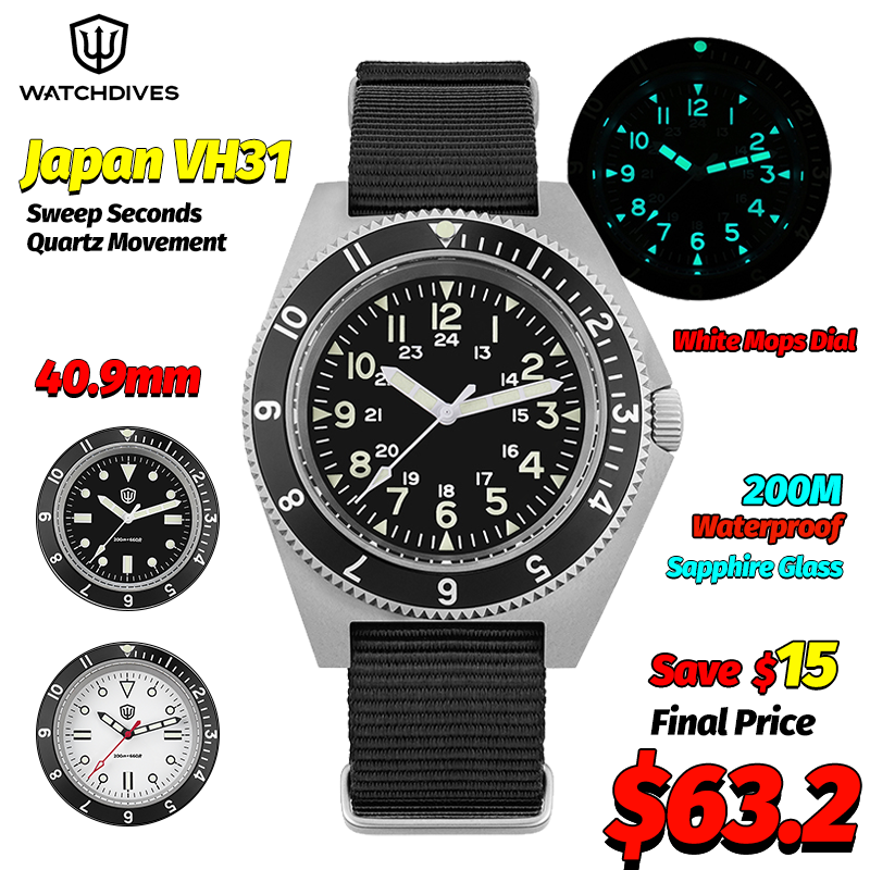 Mens Fashion Watch - Watchdives WD1972 Jam Tangan Kuarsa Jam