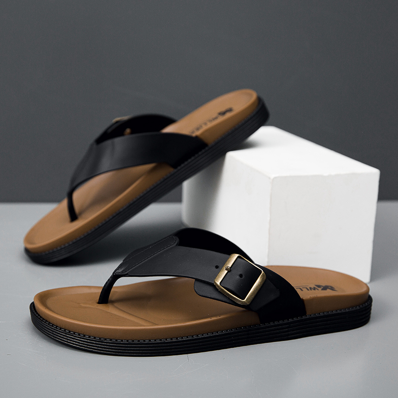 Men Fashion Korean Style - Sandal Jepit Pria Gaya Korea Terbaru