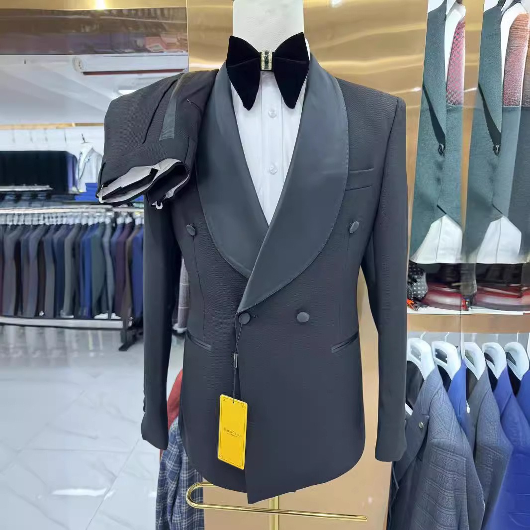 Slim Fit Blazer Men - Setelan Jas Pria Elegan Pakaian Mewah
