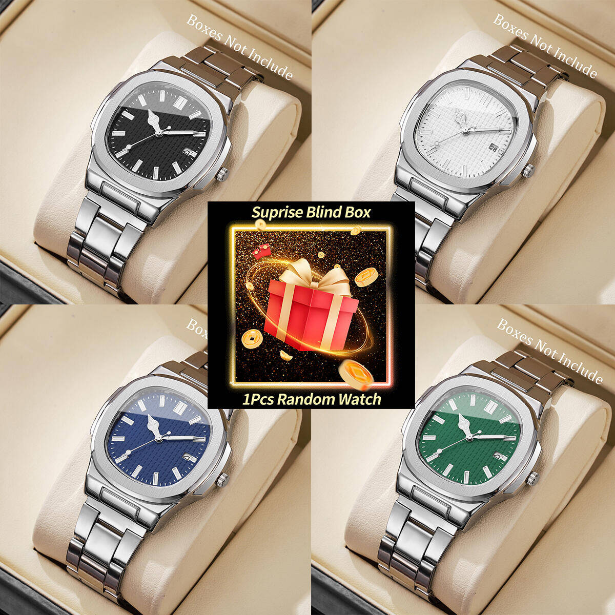 Mens Fashion Watch - 1 Buah Jam Tangan Misteri Kejutan