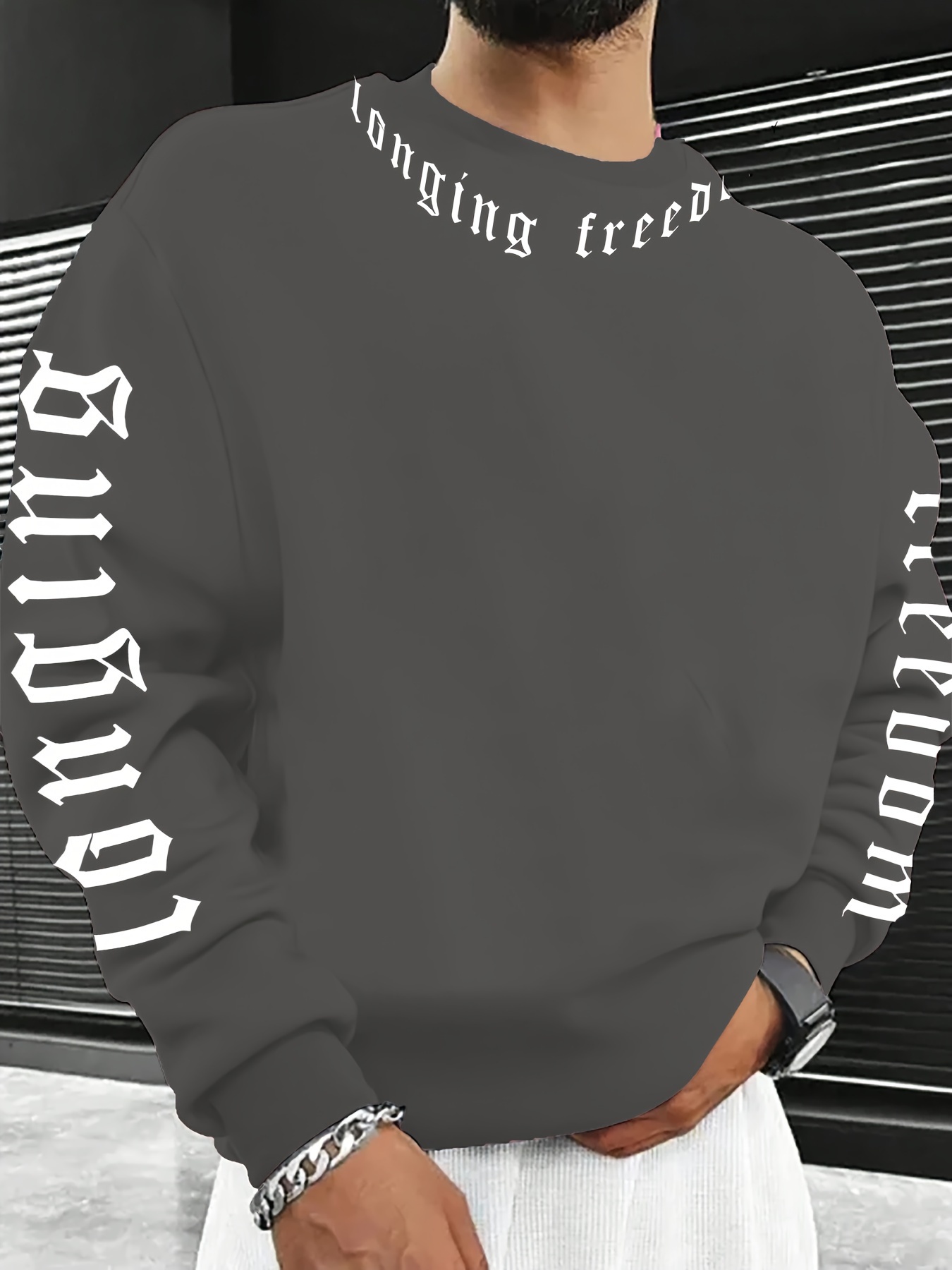 Sweatshirt Pria Berkerah Bulat - Men'S Fashion Clothing ulasan dan harga
