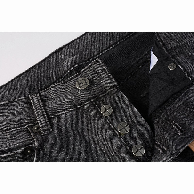 Celana Jeans Pria High Street  - Skinny Jeans Ripped ulasan dan harga
