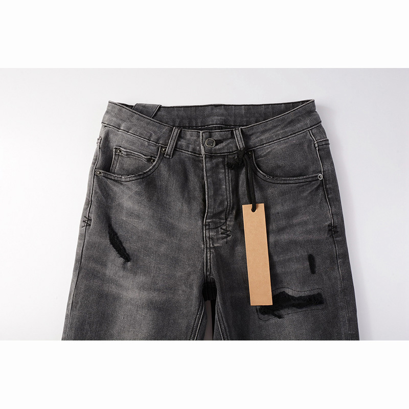 Celana Jeans Pria High Street  - Skinny Jeans Ripped ulasan dan harga