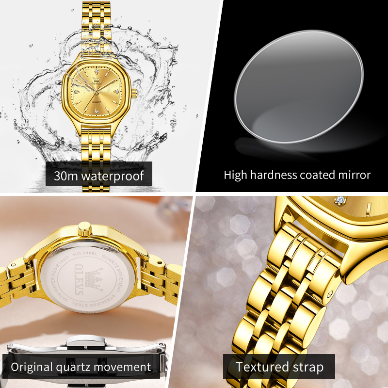 Jam Tangan Wanita OLEVS 5888 E - Mens Fashion Watch ulasan dan harga