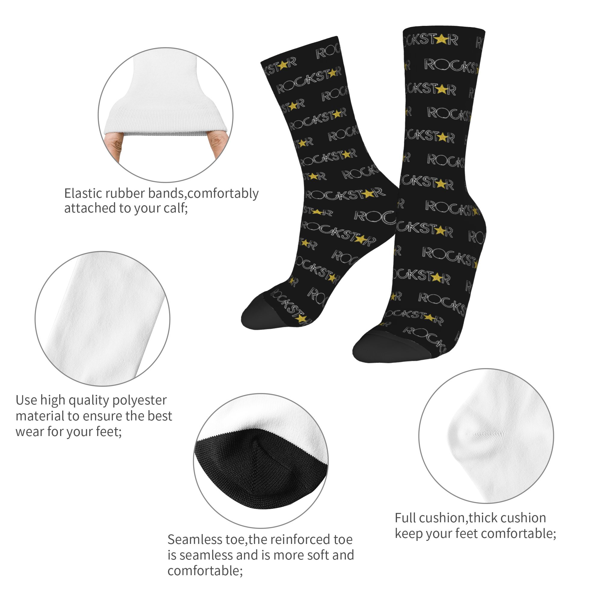 Kaos Kaki R-Rocks S-Stars Ceta - Men'S Fashion Youtube ulasan dan harga