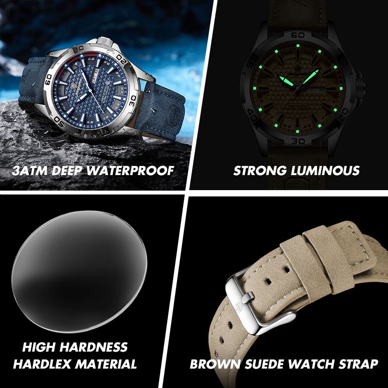 PAAZOMU Jam Tangan Pria Bisnis - Mens Fashion Blog ulasan dan harga