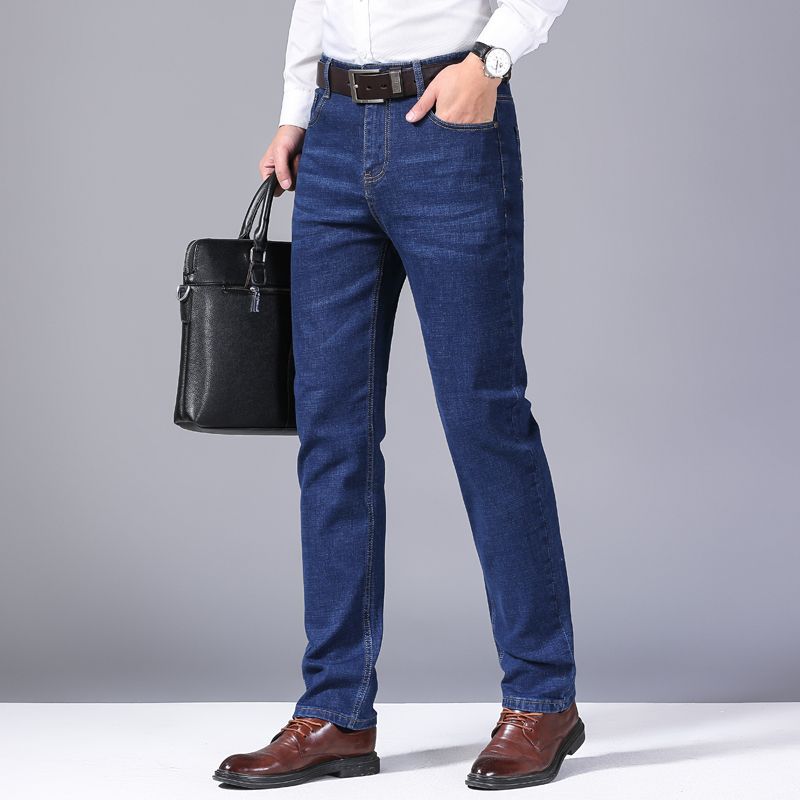 Jeans Pria Bisnis Gaya Baru 20 - Skinny Jeans Ripped ulasan dan harga