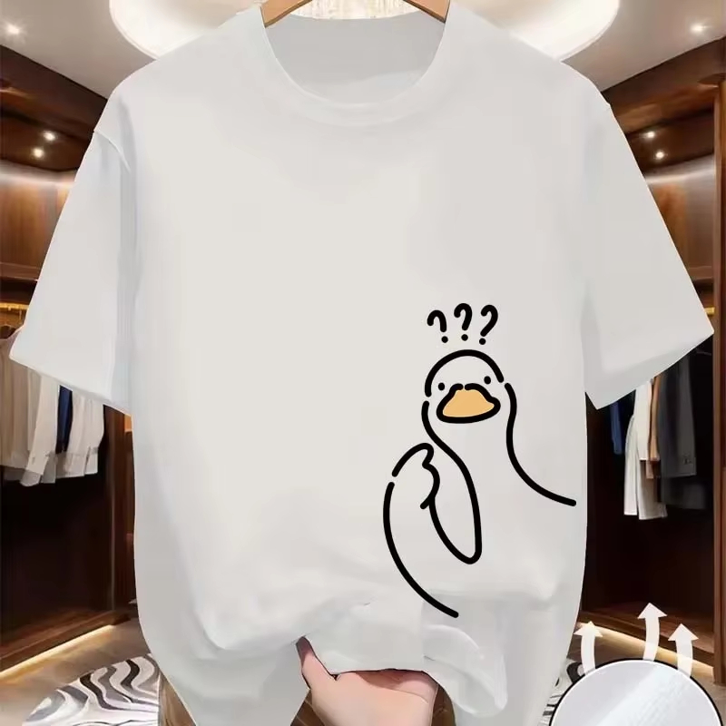 Kaus Gambar Bebek Tanda Tanya  - Men'S Fashion Questions ulasan dan harga