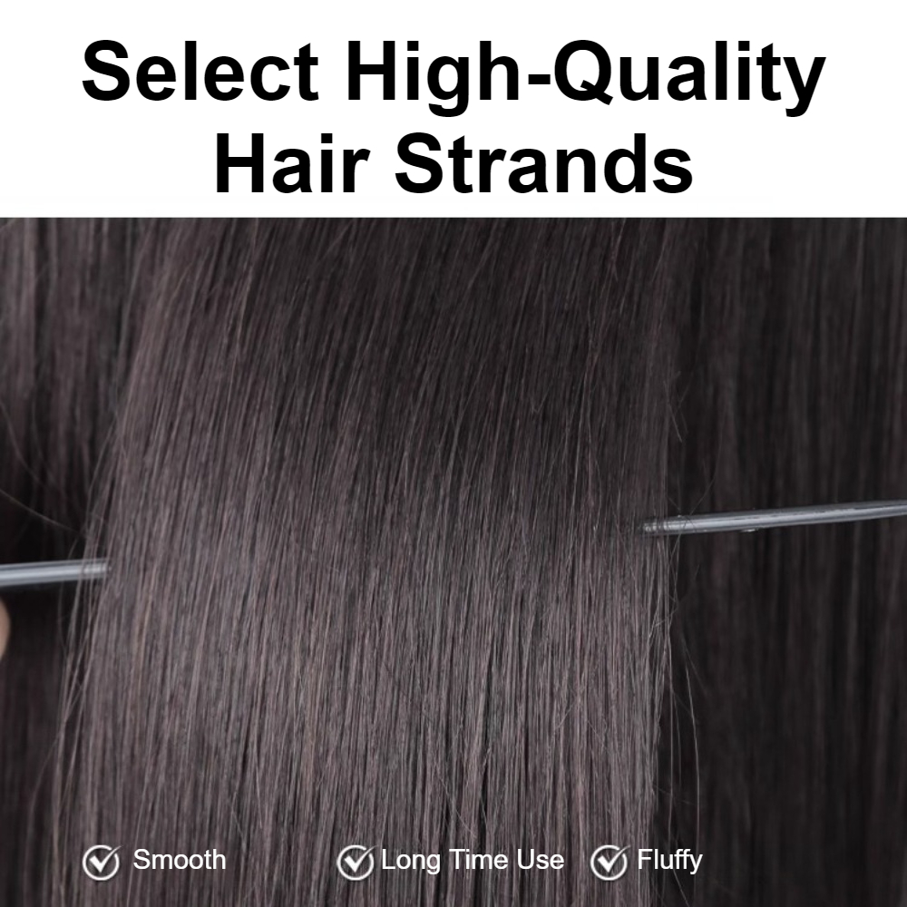 Wig Rambut Lurus Sintetis Fash - Men Fashion Korean Style ulasan dan harga