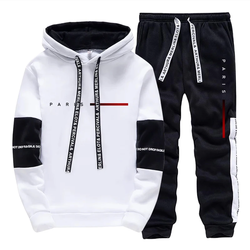 Set Hoodie Fashion Paris Stree - Men'S Fashion Hoodie ulasan dan harga