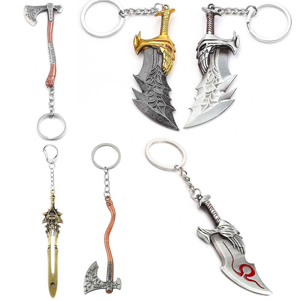 God of War 4 Kratos Gantungan  - Men Fashion Key ulasan dan harga