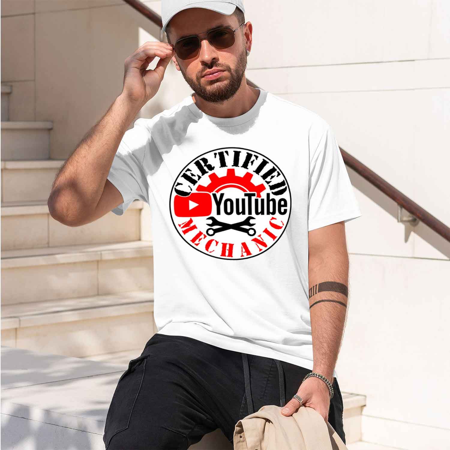 Certified tube Meanic Sticker  - Men'S Fashion Youtube ulasan dan harga