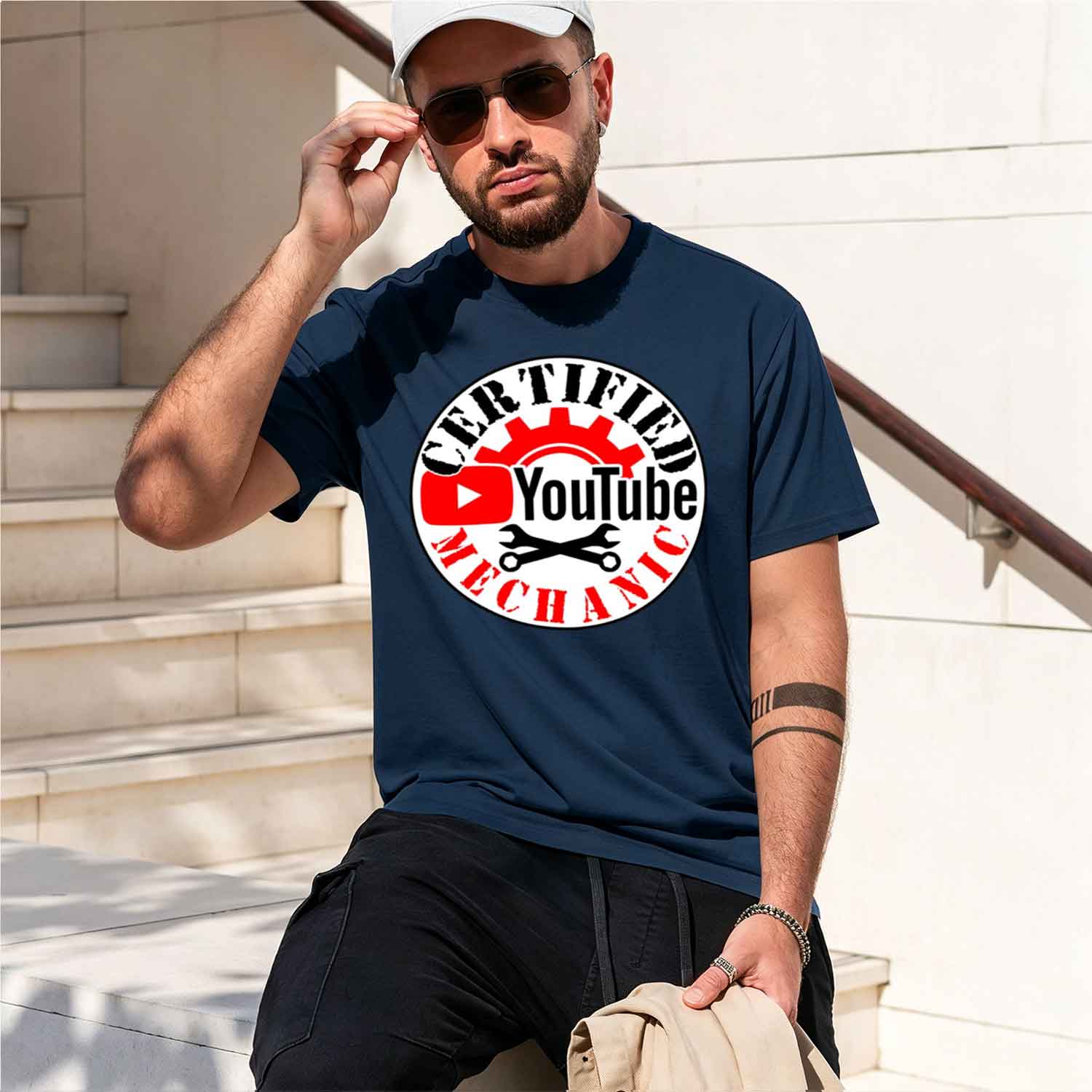 Certified tube Meanic Sticker  - Men'S Fashion Youtube ulasan dan harga