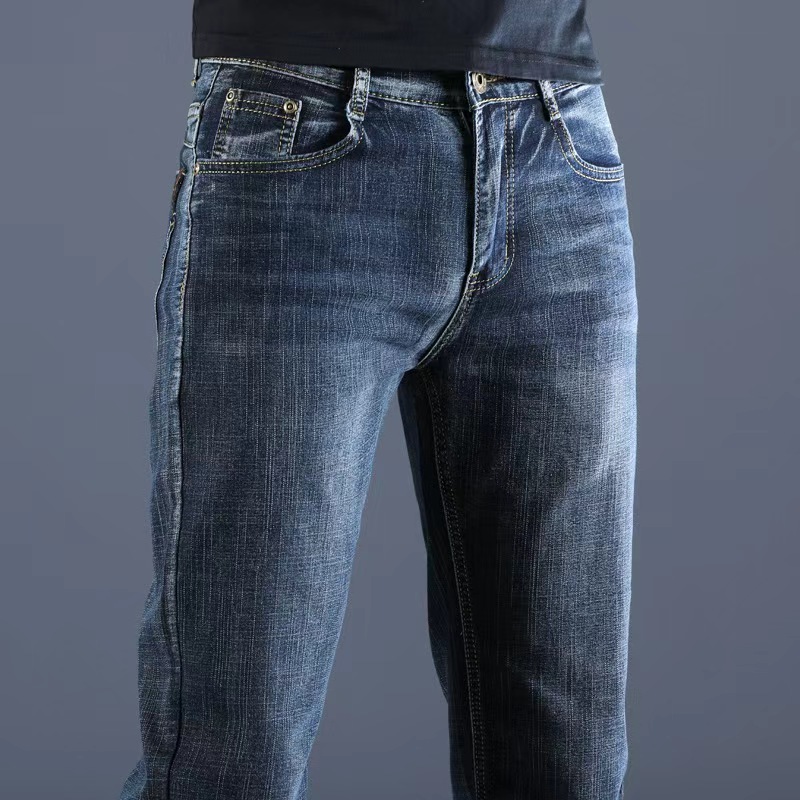 Celana Jeans Pria Gaya Baru 20 - Skinny Jeans Ripped ulasan dan harga