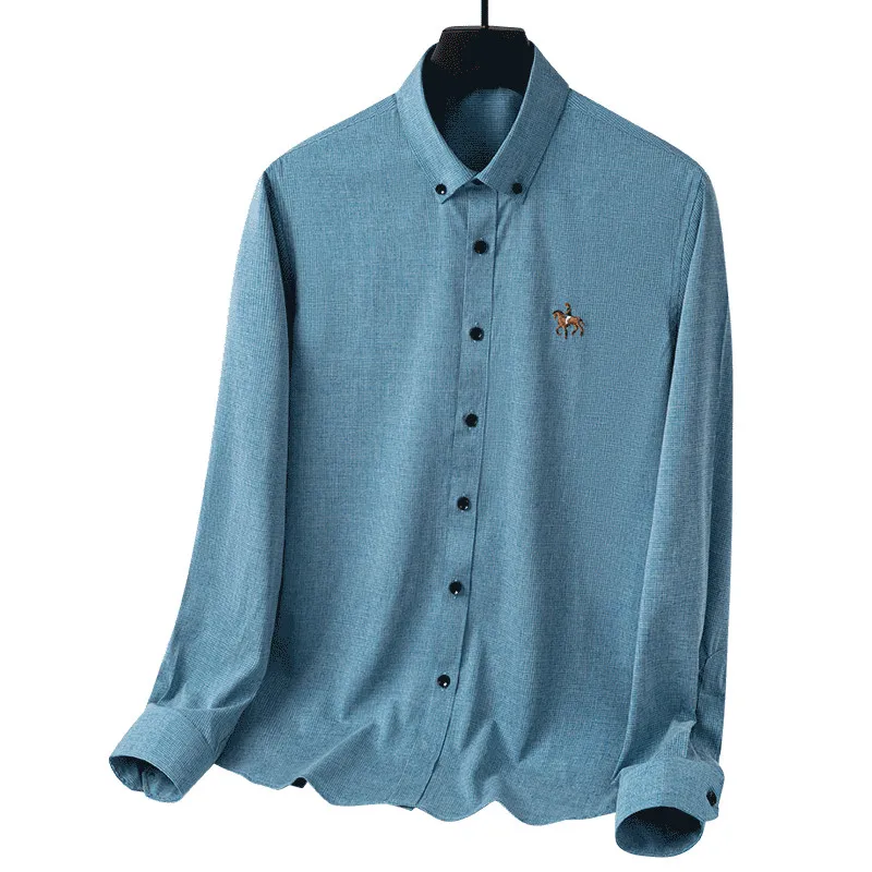 Ice Slik kemeja lengan panjang - Dress Shirt Non-Iron ulasan dan harga