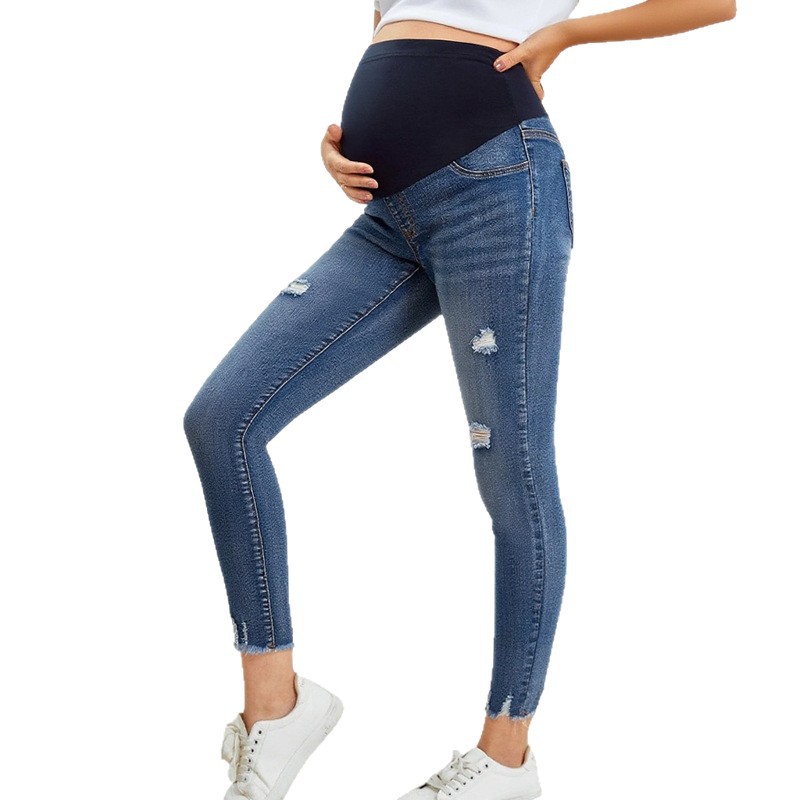 Celana Denim Ketat Kasual Wani - Skinny Jeans Ripped ulasan dan harga