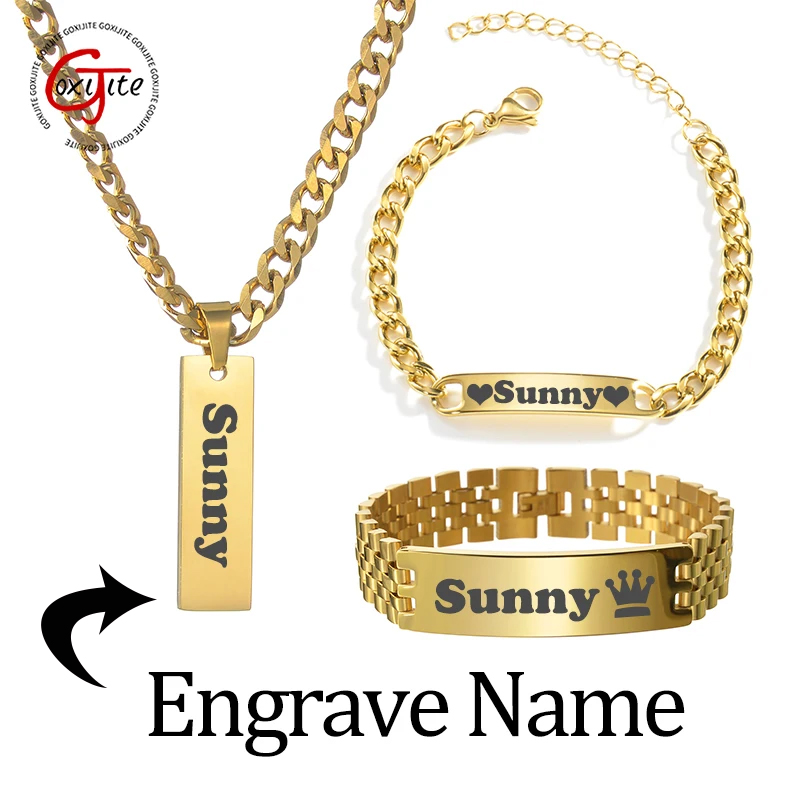 Kalung Nama Custom Goxijite de - Men'S Fashion Jewelry Bracelets ulasan dan harga