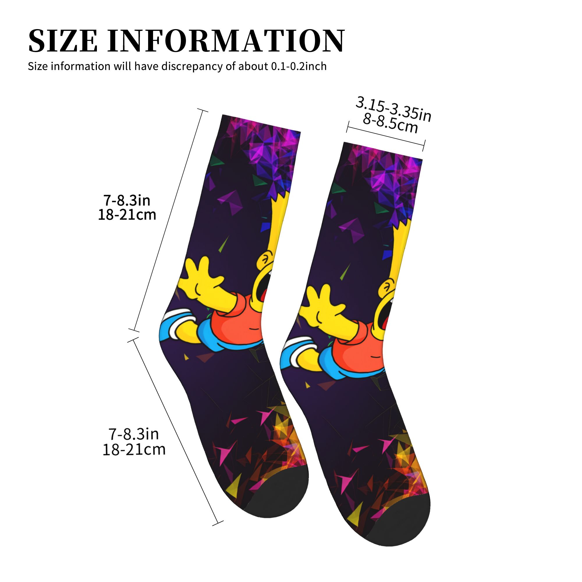 Bart S-Simpsons Kaus Kaki Moti - Men'S Fashion Youtube ulasan dan harga