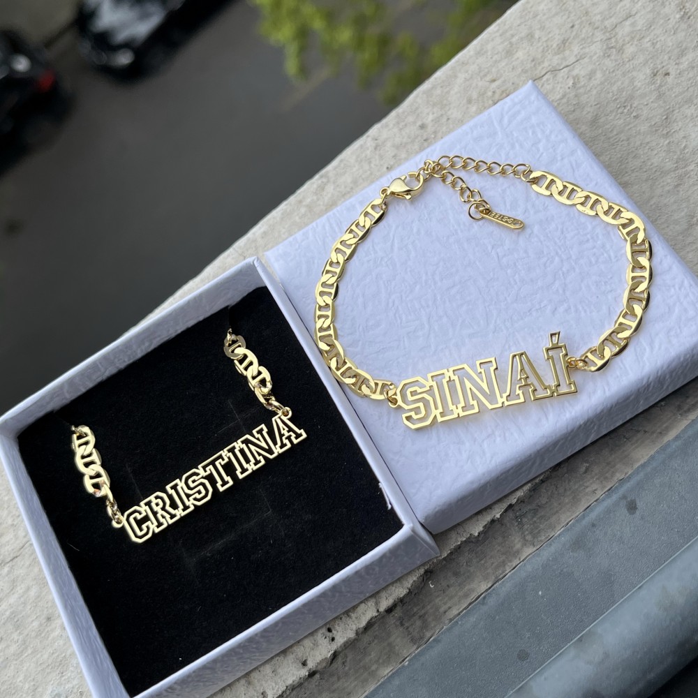 DUOYING kalung berongga nama k - Men'S Fashion Jewelry Bracelets ulasan dan harga