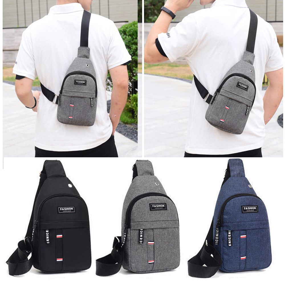 Tas dada pria, tas selempang b - Men Fashion Korean Style ulasan dan harga