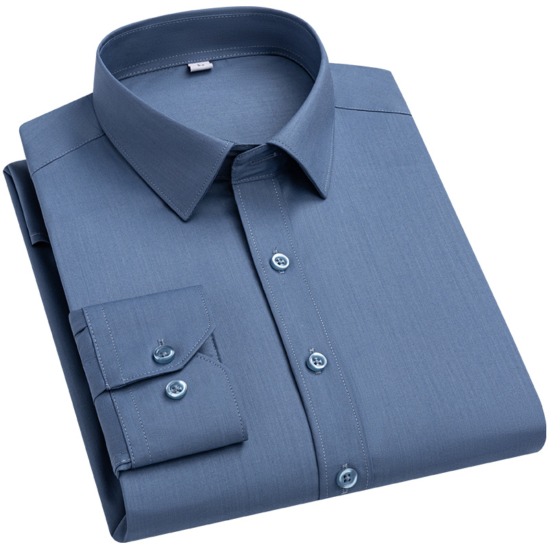 Kemeja lengan panjang untuk pr - Dress Shirt Non-Iron ulasan dan harga