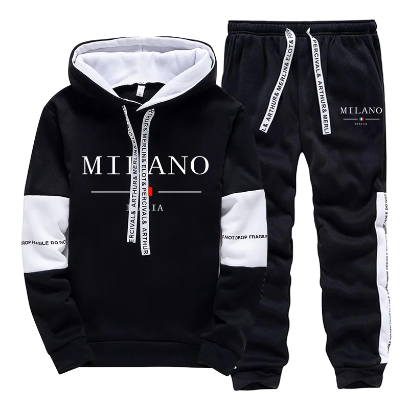 Set Pria/Hoodie/Celana Italia  - Mens Fashion Casual Outfits ulasan dan harga