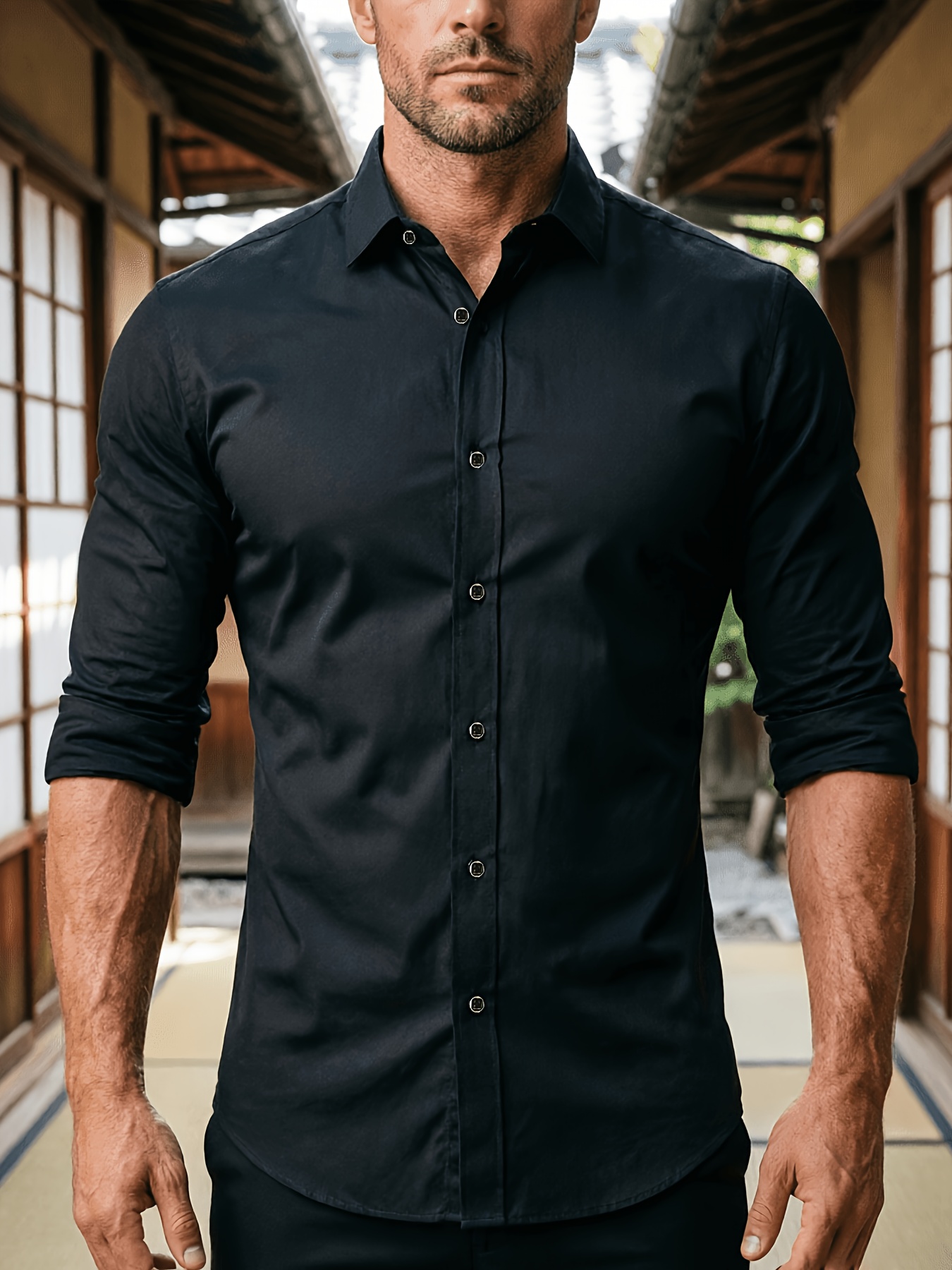 Kemeja Pria Elegan Lengan Panj - Men'S Fashion Looks 2026 ulasan dan harga