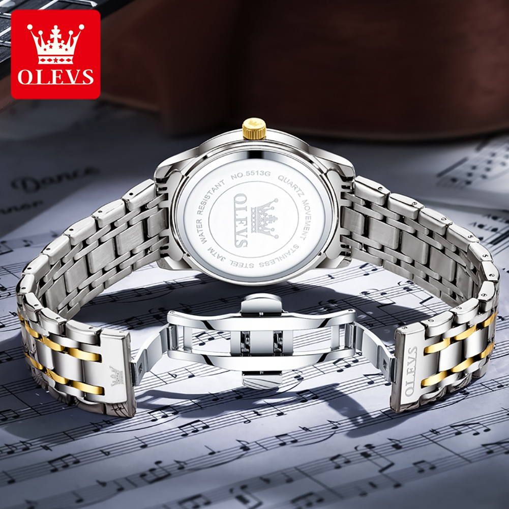 OLEVS Jam Tangan Pria Modis Be - Mens Fashion Watch ulasan dan harga