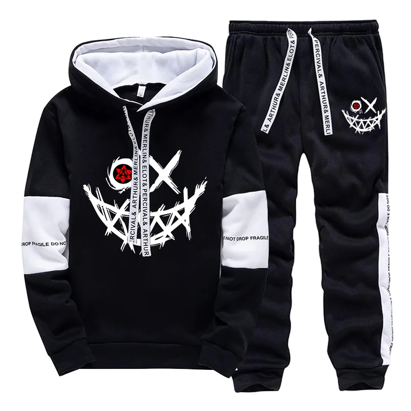 Set Pria/Hoodie/Celana 2026 Mu - Mens Fashion Casual Outfits ulasan dan harga