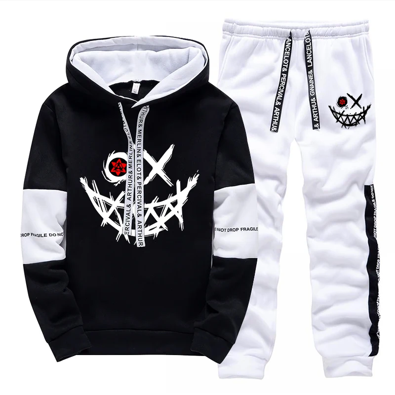 Set Pria/Hoodie/Celana 2026 Mu - Mens Fashion Casual Outfits ulasan dan harga