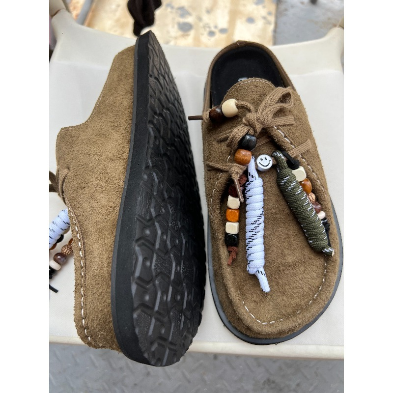 Sepatu Clogs Wanita Pria Kulit - Men'S Fashion Loafers ulasan dan harga