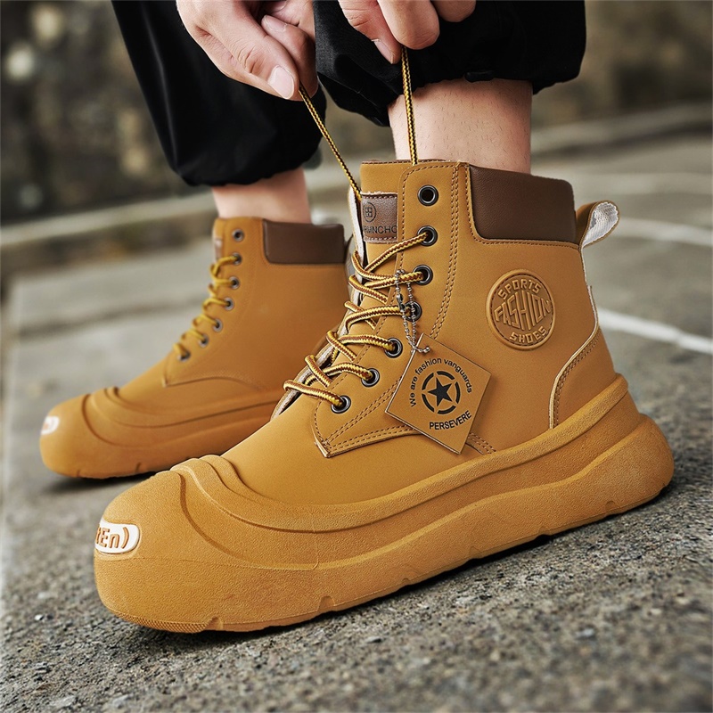 Sepatu Boots Pendek Modis dan  - Men'S Fashion Loafers ulasan dan harga