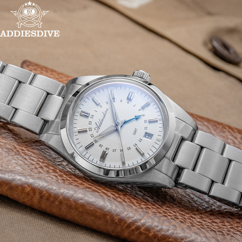 ADDIESDIVE Jam Tangan GMT Mewa - Mens Fashion Watch ulasan dan harga