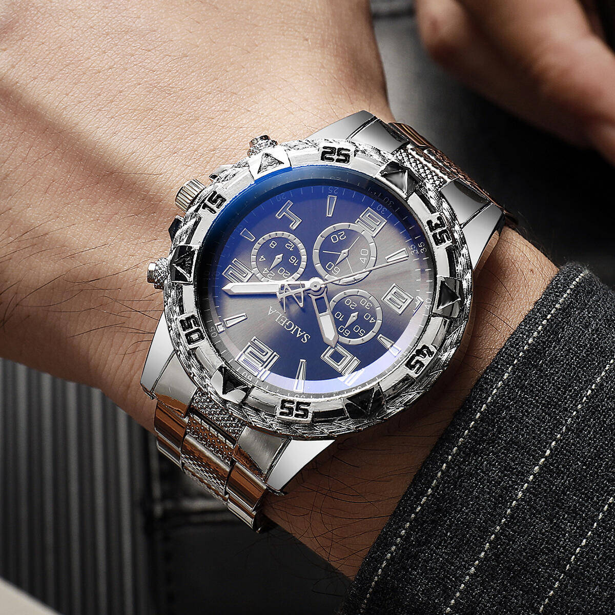 1 Buah Jam Tangan Misteri Keju - Mens Fashion Watch ulasan dan harga