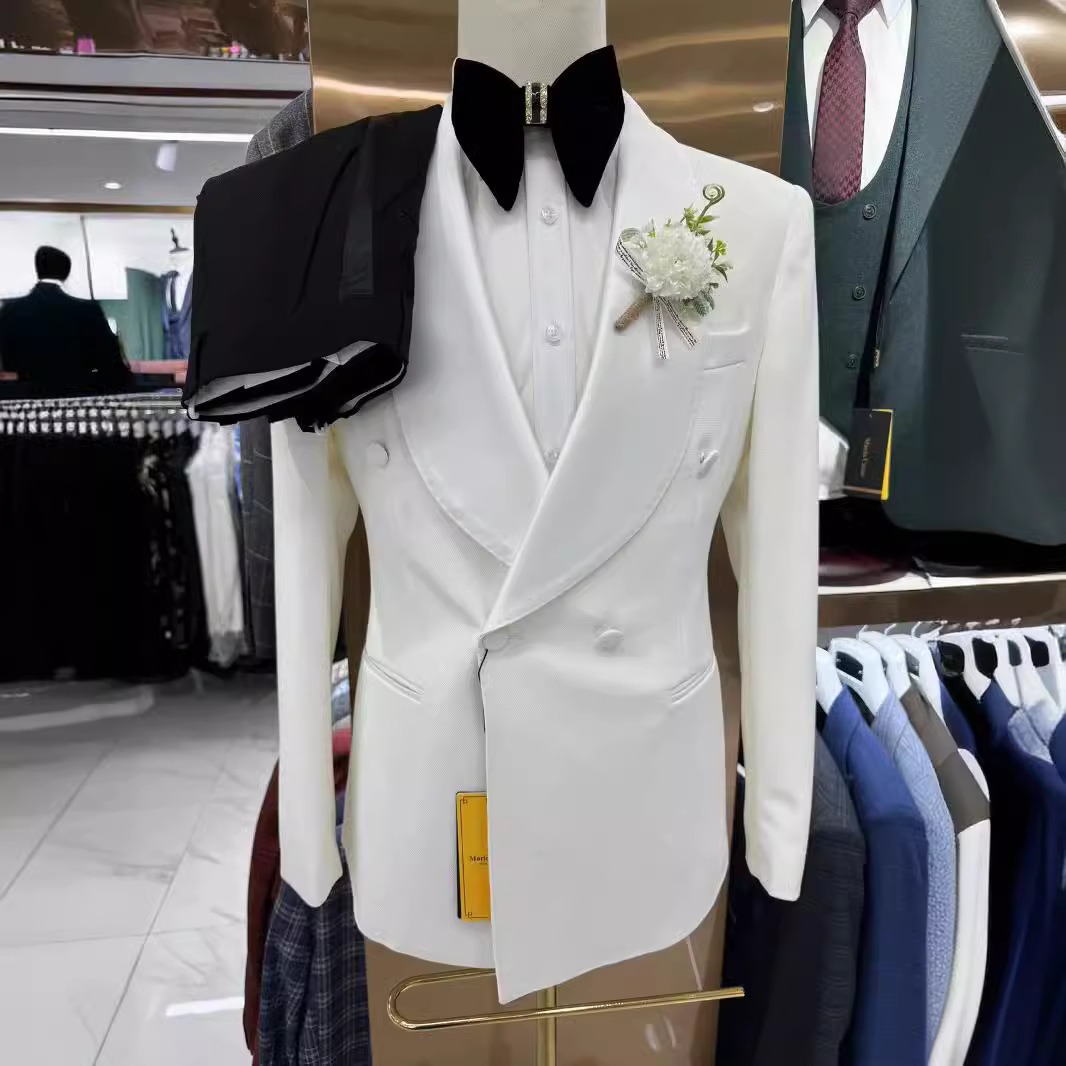 Setelan Jas Pria Elegan Pakaia - Slim Fit Blazer Men ulasan dan harga
