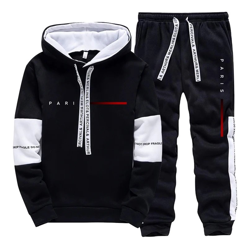 Set Hoodie dan Celana Olahraga - Men'S Fashion Hoodie ulasan dan harga