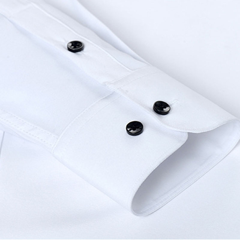 Kemeja Kasual Bisnis Lengan Pa - Dress Shirt Non-Iron ulasan dan harga