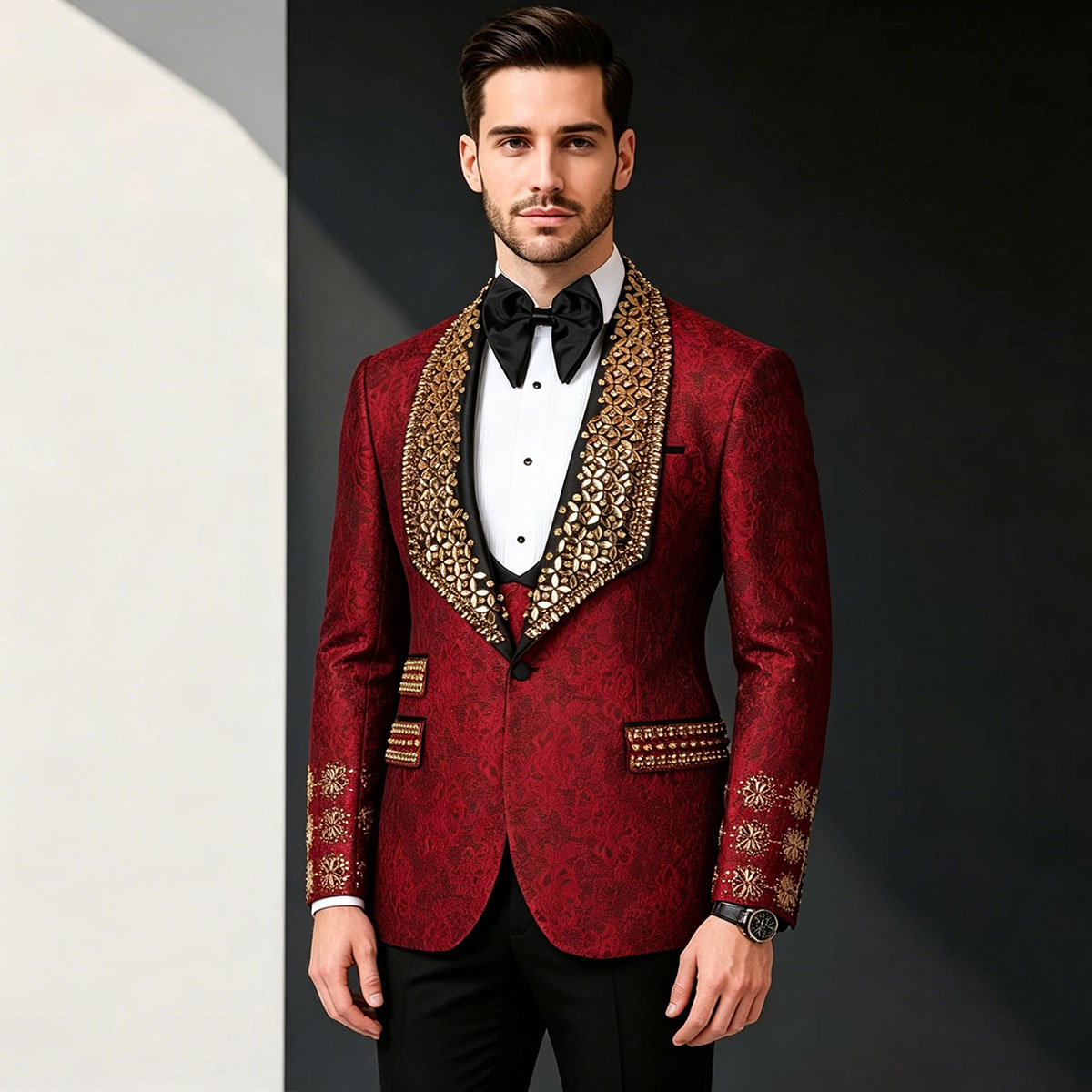 Setelan Jas Pria Formal 2 Poto - Slim Fit Blazer Men ulasan dan harga